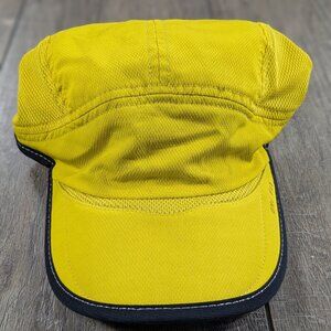 Nike 5 Panel Daybreak Dri Fit Running Mesh Hat Cap Yellow Adjustable Reflective